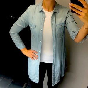 Light denim blouse